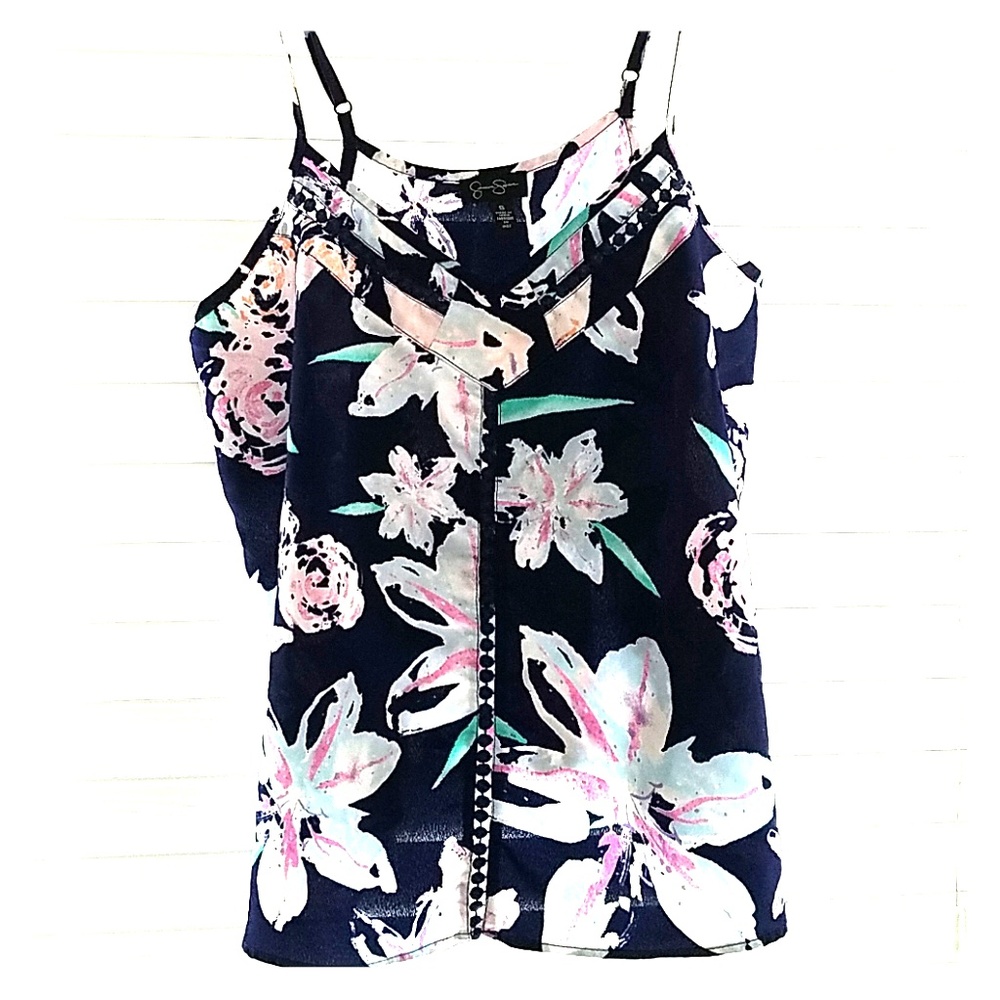 Floral spaghetti strap